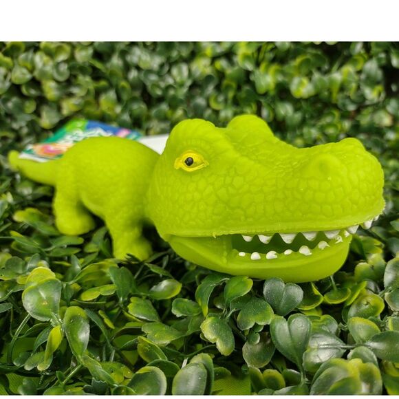 Tyrannosaurus Rex Dinosaur Squishy Toy Figure Squeezable T-Rex Dino Sand Green - Picture 2 of 15